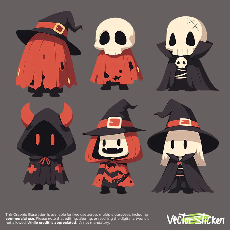 Halloween Sticker Pack VII