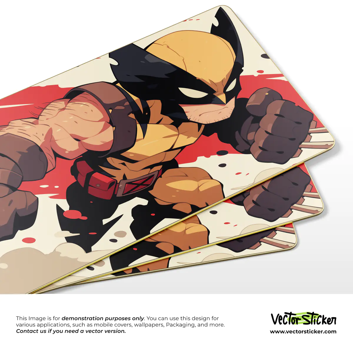 Wolverine Vector Illustration