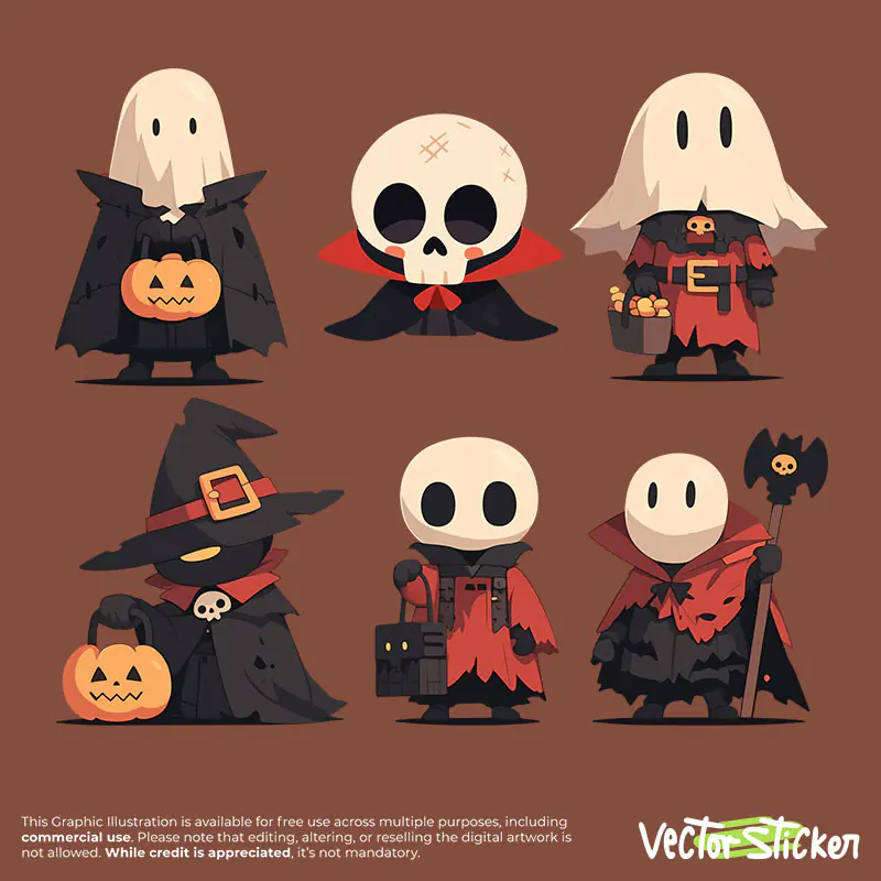 Halloween Sticker Pack VIII