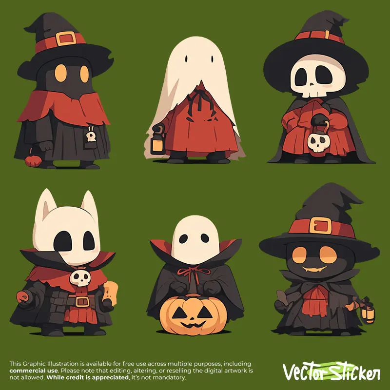 Halloween Sticker Pack IX