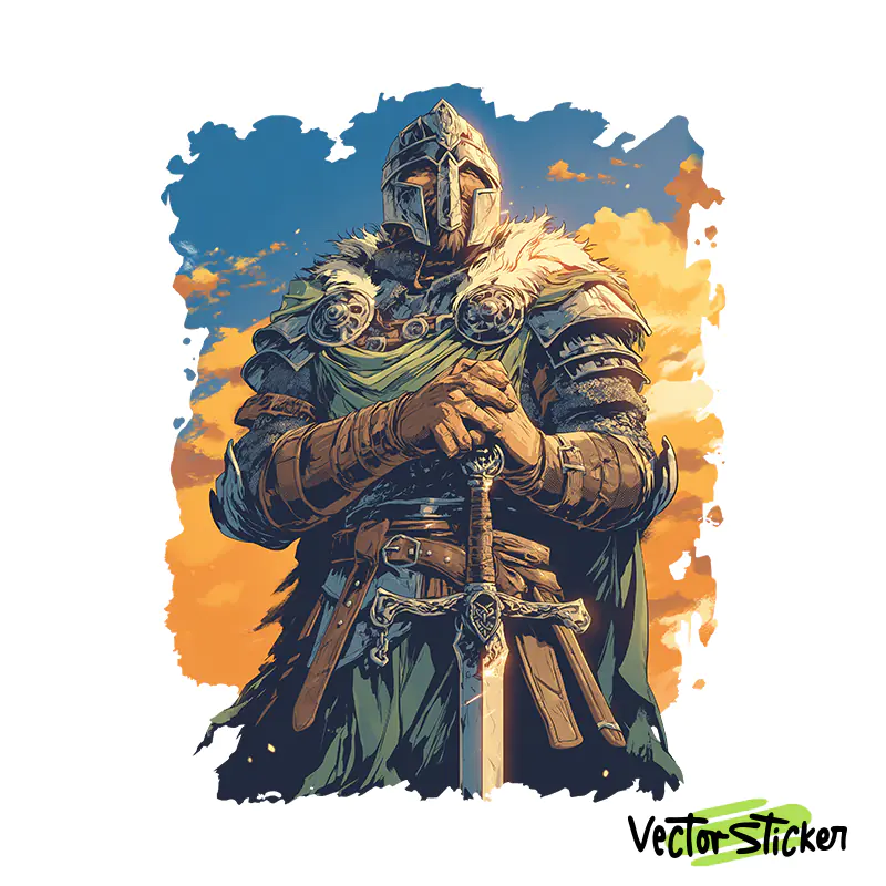 Viking Warrior Illustration