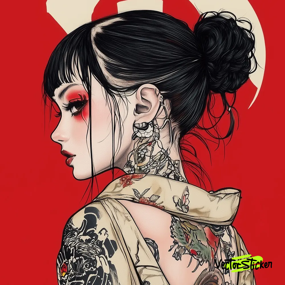 Japanese GIrl Illustration II